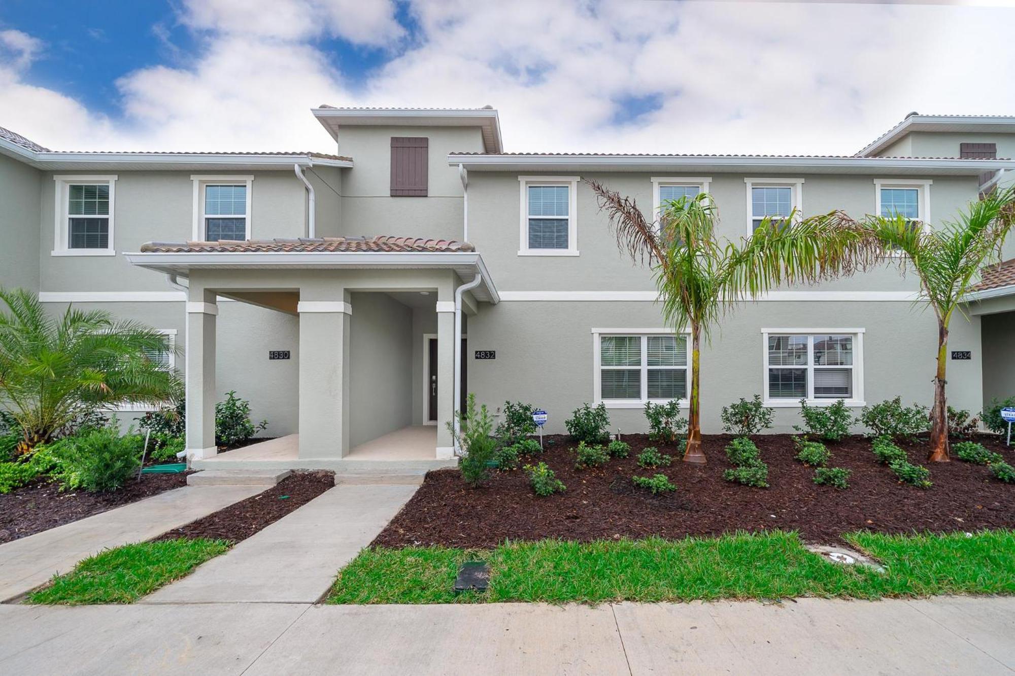 4830Fa Townhouse 4 Bedrooms & 3 Bathrooms + Pool Kissimmee Bagian luar foto