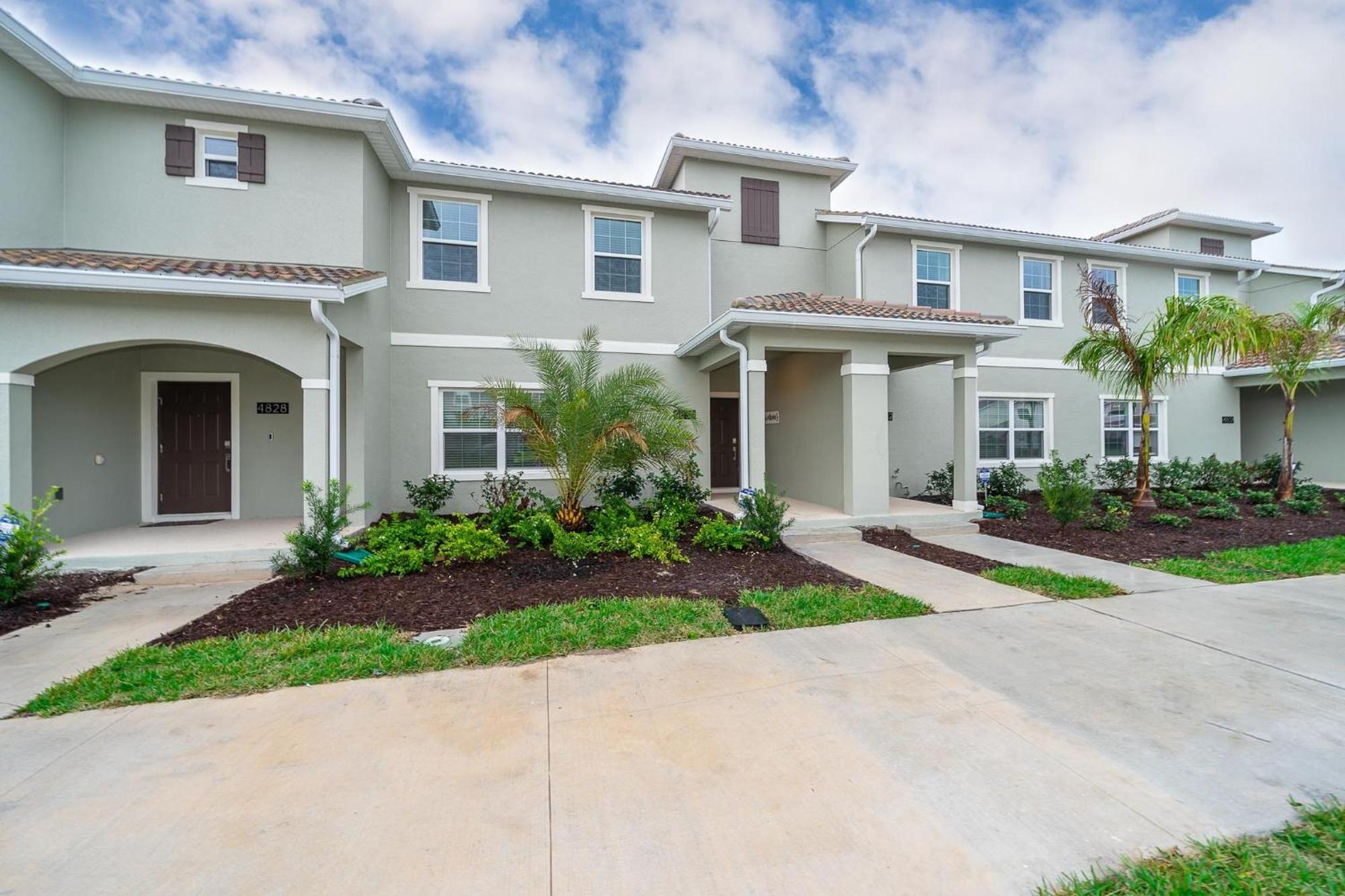 4830Fa Townhouse 4 Bedrooms & 3 Bathrooms + Pool Kissimmee Bagian luar foto